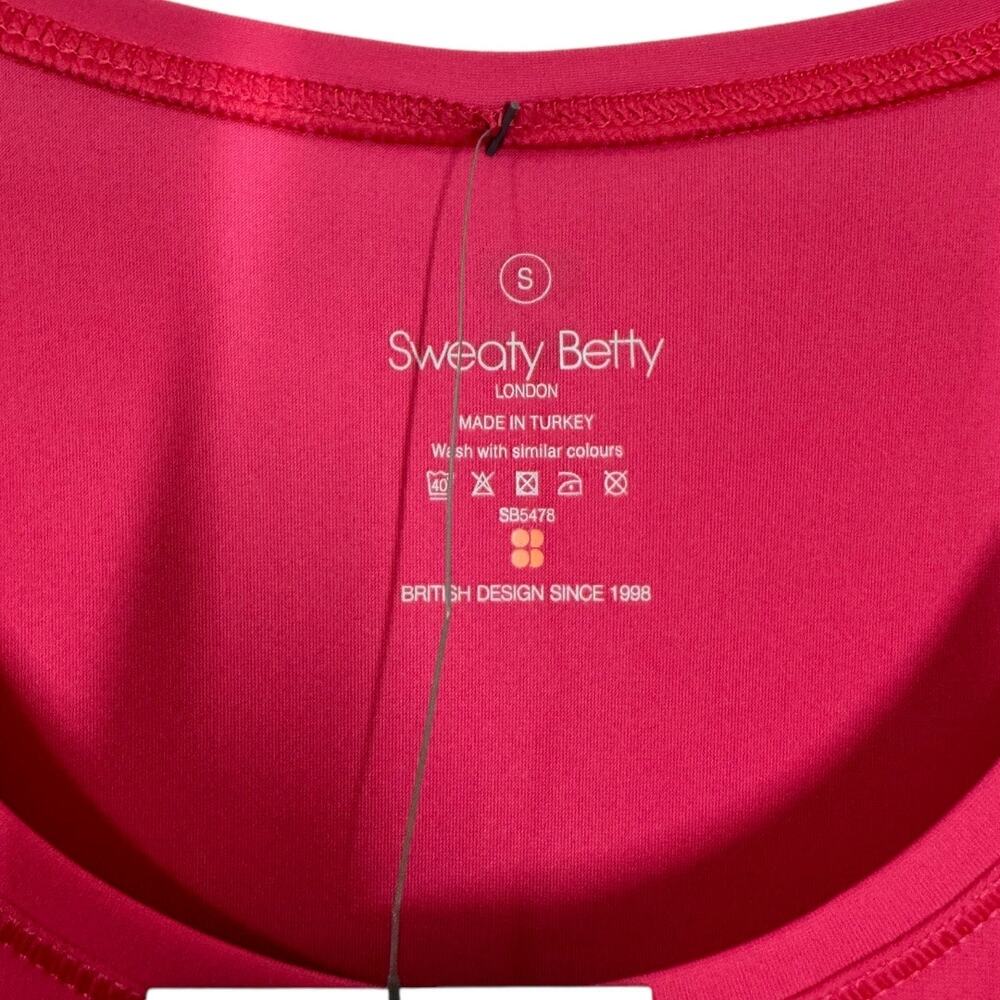 Sweaty Betty Explorer Ace Midi Dress Tayberry Pink Small New NWT Flaw Activewear - Picture 7 of 9